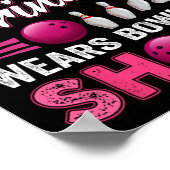 Vergeet GL Slippers Deze prinses draagt een bowlin Poster (Hoek)