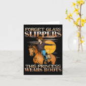 Vergeet GL Slippers deze prinses draagt laarzen in Kaart (Gele Bloem)