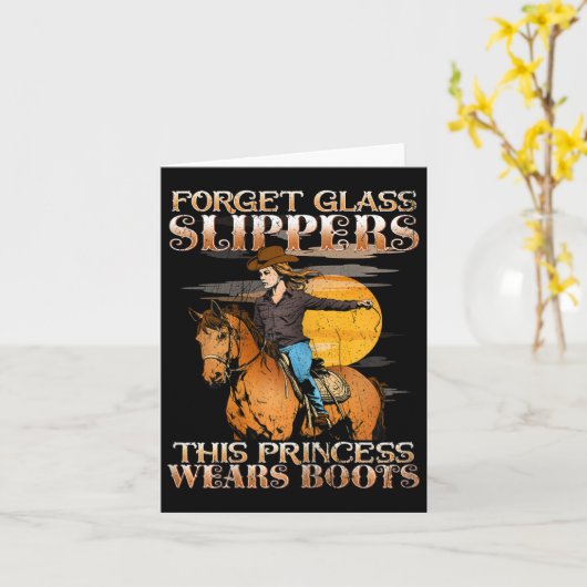 Vergeet GL Slippers deze prinses draagt laarzen in Kaart (Gele Bloem)