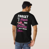 Vergeet Glass Slippers Deze prinses draagt Bowling T-shirt (Achterkant volledig)