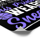 Vergeet Glass Slippers Deze prinses draagt Sneaker Poster (Hoek)