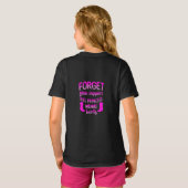 Vergeet Glass Slippers die deze prinses Boots draa T-shirt (Achterkant volledig)