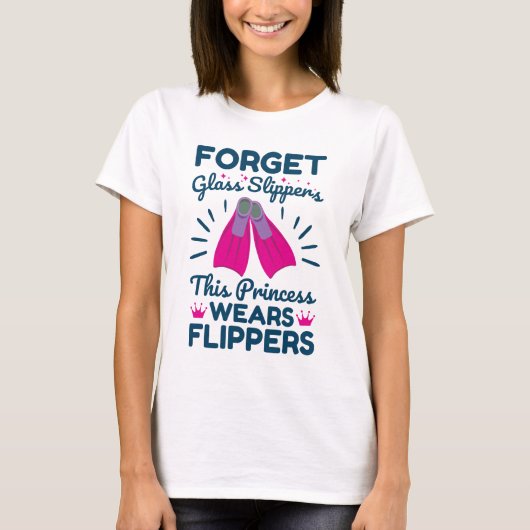 Vergeet glazen slippers Deze prinses draagt vetper T-shirt (Voorkant)