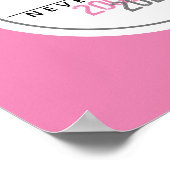 Vergeet het 911 Roze World Trade Center nooit Poster (Hoek)