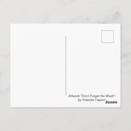 Vergeet het Briefkaart niet (Achterkant)