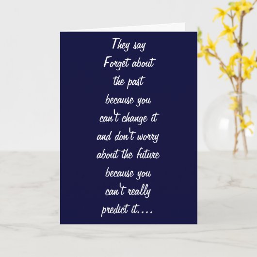 VERGEET HET CADEAU-KREEG U 1 NIET KAART (Gele Bloem)