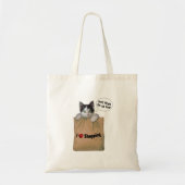Vergeet het kattenvoer niet! tote bag (Voorkant)