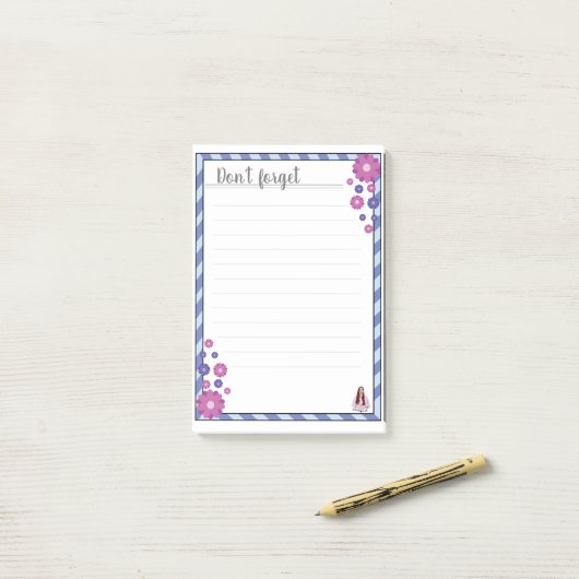 Vergeet het niet | Gevoerde opmerkingen na publica Post-it® Notes (Op bureau)