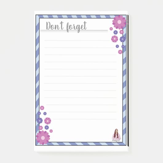 Vergeet het niet | Gevoerde opmerkingen na publica Post-it® Notes (Voorkant)