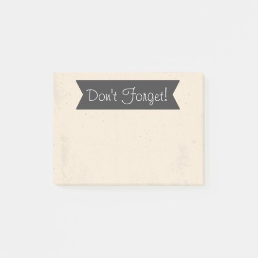 Vergeet het niet! post-it® notes (Voorkant)