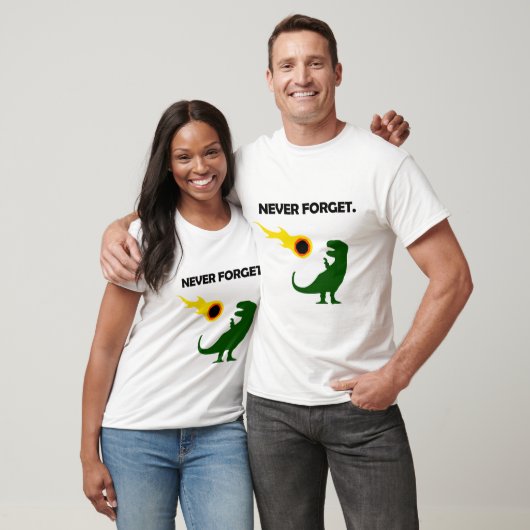 Vergeet het nooit (Dinosaurussen) T-shirt (Unisex)