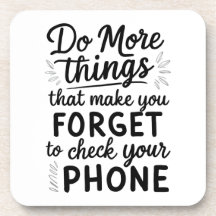 Vergeet het Onderzetter van de telefoon