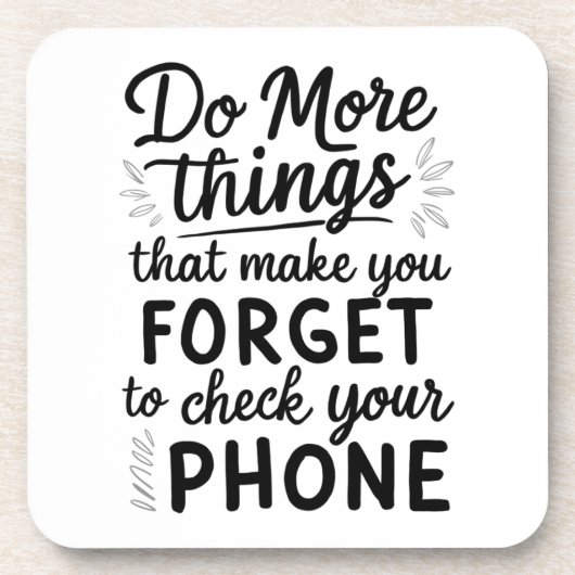 Vergeet het Onderzetter van de telefoon (Voorkant)