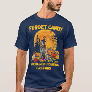 Vergeet het Snoep maar om me bekabeld aan te wijze T-shirt