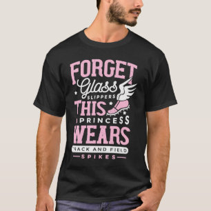 Vergeet het spoor van de schuifbalken van glas en  t-shirt