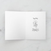 Vergeet het verleden maar. Vergeet het Cadeau. Kaart (Binnen)