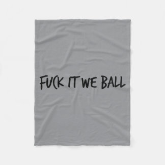 Vergeet het, we ballen honkbalspeler honkbal fleece deken