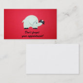 Vergeet je afspraak niet! afsprakenkaartje (Voorkant / Achterkant)