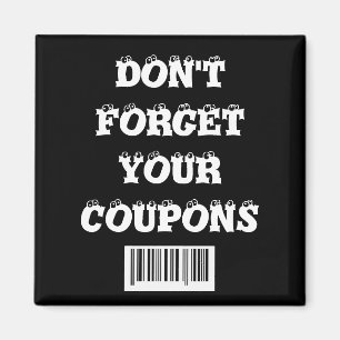 Vergeet je Coupons-vriend Magnet niet