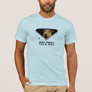 "Vergeet je hond niet" T-shirt