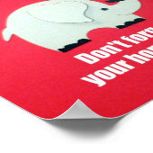 Vergeet je huiswerk niet! poster (Hoek)