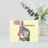 Vergeet je mammogram niet briefkaart (Staand voorkant)