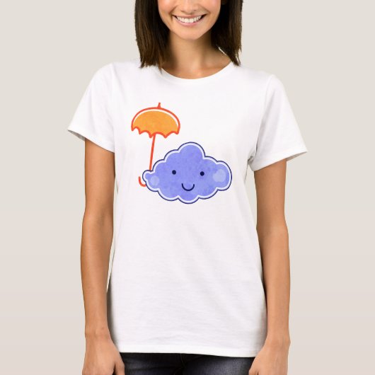 Vergeet je paraplu niet t-shirt (Voorkant)