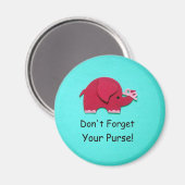 Vergeet je tas niet! magneet (Voorkant / Achterkant)