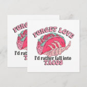 Vergeet liefde Ik herfst liever in taco's (Voorkant / Achterkant)