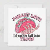 Vergeet liefde Ik herfst liever in taco's (Achterkant)