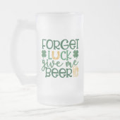 Vergeet Luck me te laten smaken. Matglas Bierpul (Links)