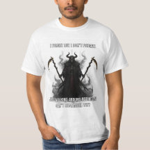 Vergeet maar vergeef niet Skelet Meme T-Shirt