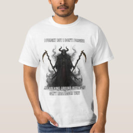 Vergeet maar vergeef niet Skelet Meme T-Shirt