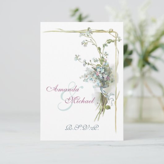  vergeet me dat ik RSVP opmerk (Staand voorkant)