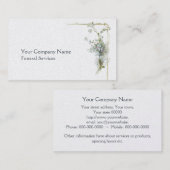 Vergeet me dat ik visitekaartje van de begrafenis (Voorkant / Achterkant)