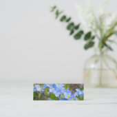 Vergeet me geen Bladwijzer Visitekaartje (Staand voorkant)