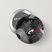 Vergeet me, geen Button (Voorkant /achterkant)