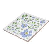 Vergeet me geen keramische teile tegeltje (Zijkant)