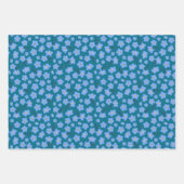 Vergeet me geen patroon inpakpapier vel (Voorkant 3)