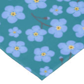 Vergeet me geen patroon tafelkleed (Gekanteld)