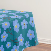 Vergeet me geen patroon tafelkleed (Voorbeeld)