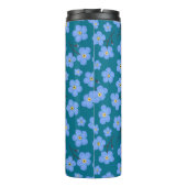 Vergeet me geen patroon thermosbeker (Achterkant)