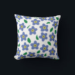 Vergeet me geen Sierkussen, Floral Pillow, Flowers Kussen<br><div class="desc">Deze zoete worp kussen zijn het perfecte moderne accent voor je thuis.</div>