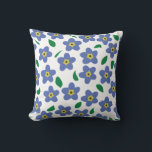Vergeet me geen Sierkussen, Floral Pillow, Flowers Kussen<br><div class="desc">Deze zoete worp kussen zijn het perfecte moderne accent voor je thuis.</div>