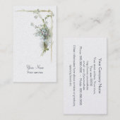 Vergeet me geen  visitekaartje (Voorkant / Achterkant)