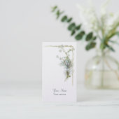 Vergeet me geen  visitekaartje (Staand voorkant)