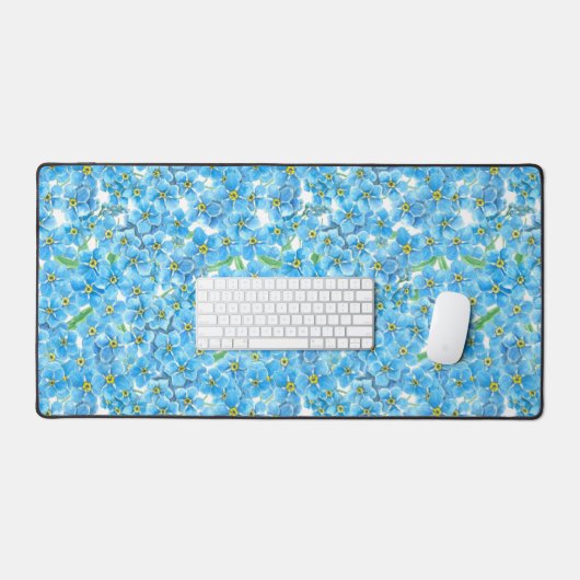 Vergeet me geen waterverf bureaumat (Keyboard & Muis)