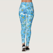 Vergeet me geen waterverf leggings (Achterkant)