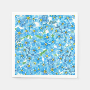 Vergeet me geen waterverf servet