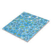 Vergeet me geen waterverf tegeltje (Zijkant)